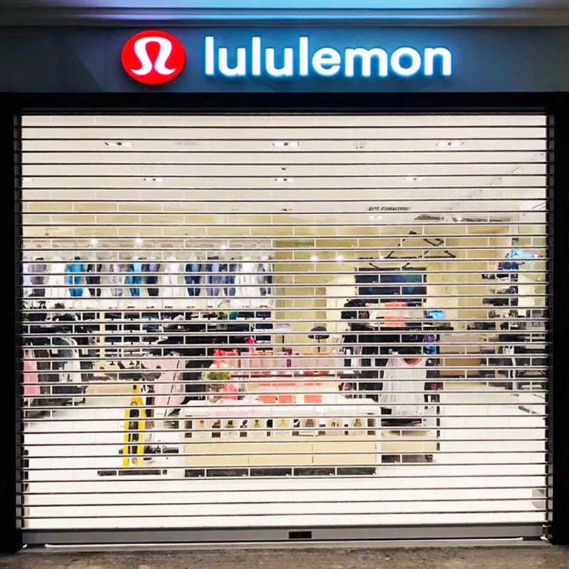 Polycarbonate Transparent Roller Shutter Door 3mm 2.3mm For Commercial ...