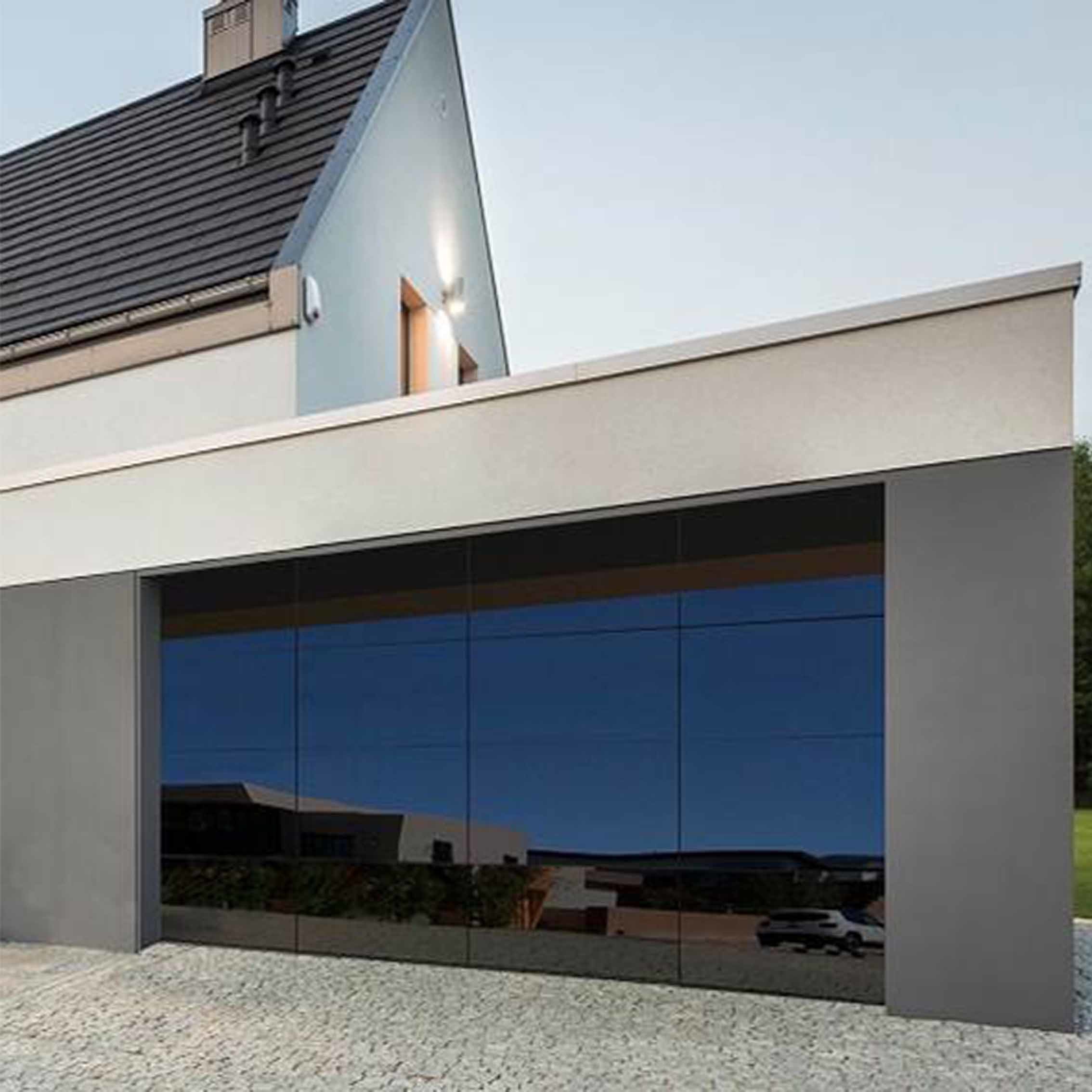Security Electric Garage Doors High Transparent Glass Full View Garage Doors, image size:2268x2268