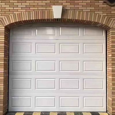 Insulation Electric Garage Doors Aluminum Alloy Sectional Roll Up Garage Doors