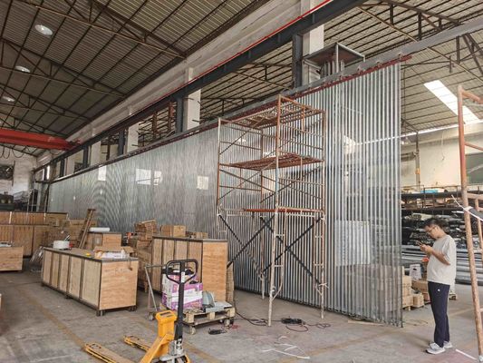 Galvanized Steel Sliding Folding Shutter Any RAl Color ISO9001