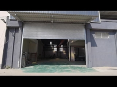 0.8mm Thickness Slat Standard Electric Gate External Steel Shutter Industrial Roller Doors